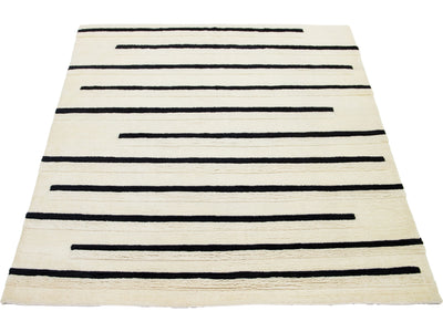 Modern Moroccan Wool Rug 8 X 10