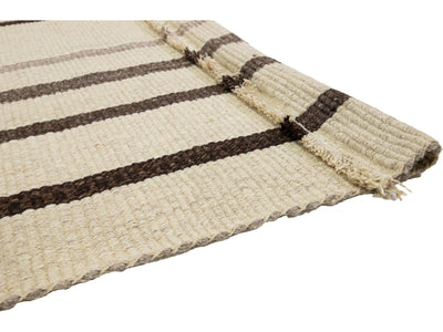 Modern Flatweave Wool Rug 12 X 15