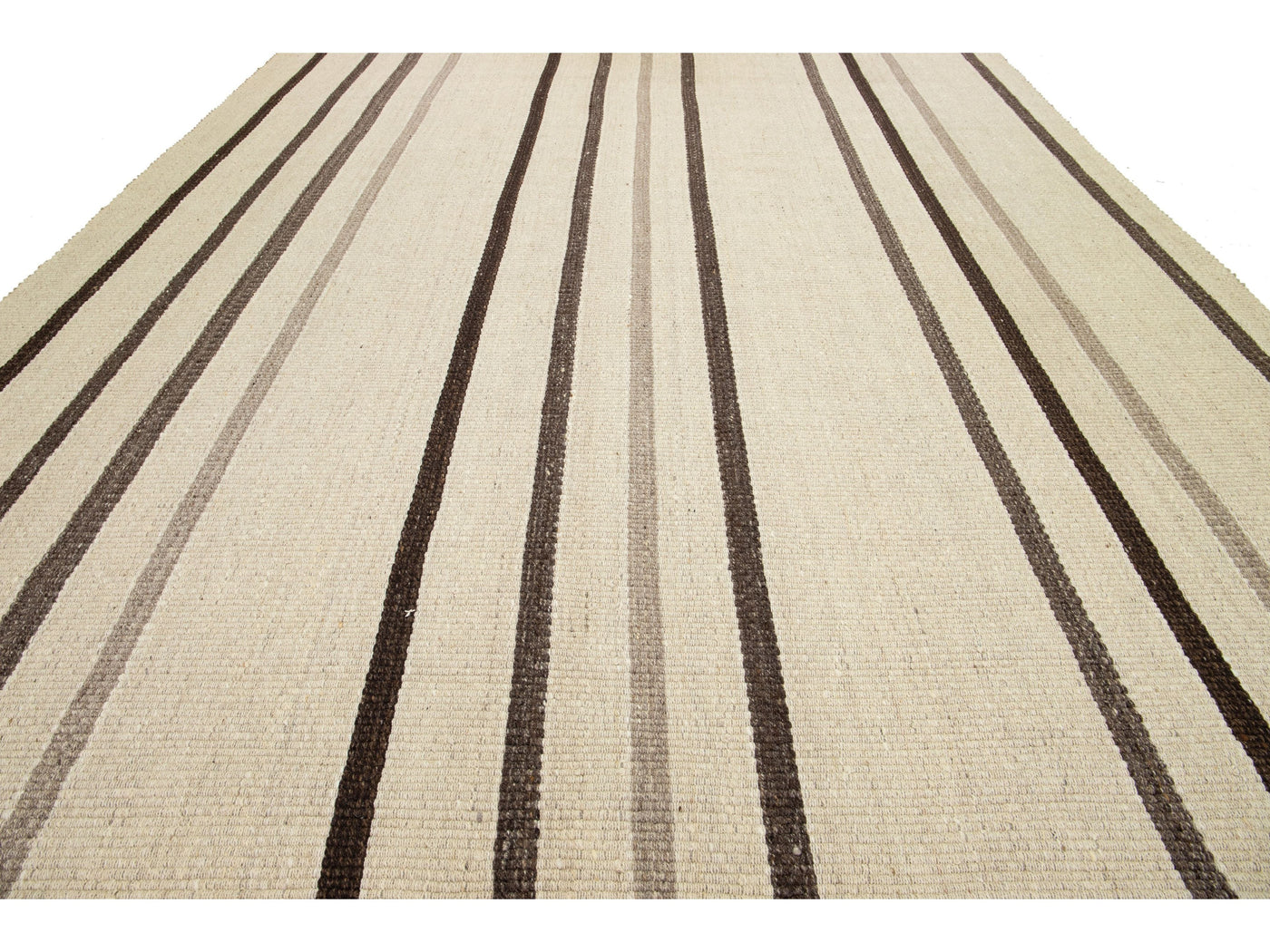 Modern Flatweave Wool Rug 12 X 15