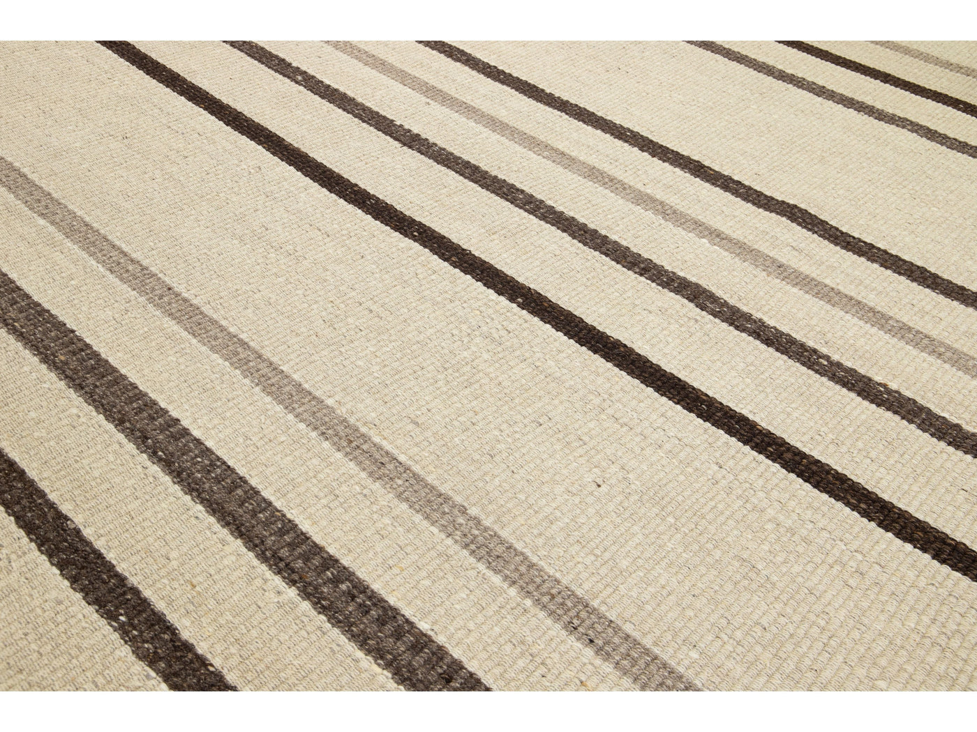 Modern Flatweave Wool Rug 12 X 15