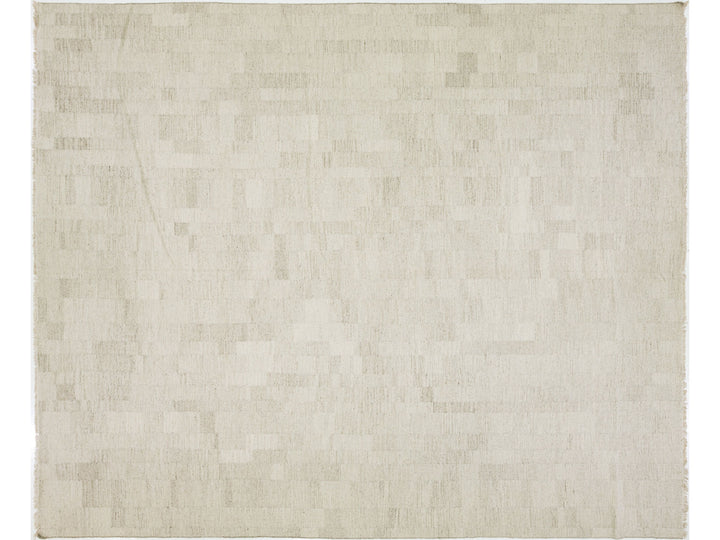 Modern Kilim Flatweave Wool Rug 12 X 15