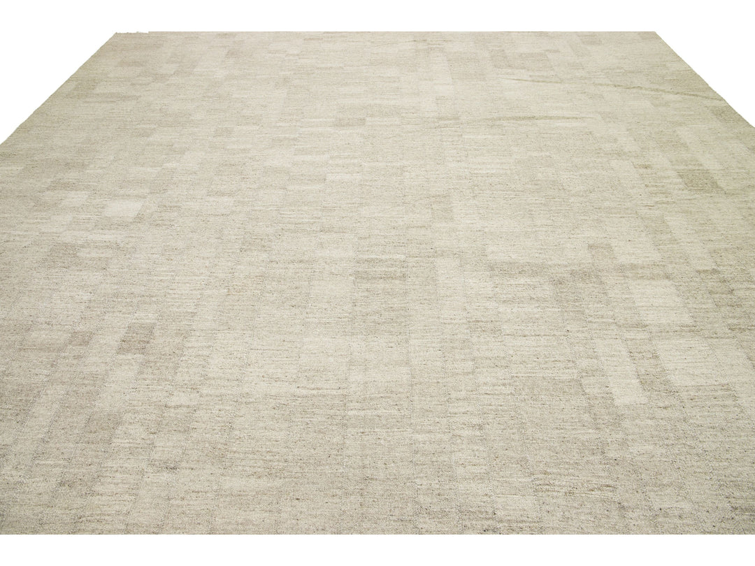 Modern Nantucket Collection Wool Rug 12 X 15
