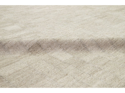 Modern Nantucket Collection Wool Rug 12 X 15