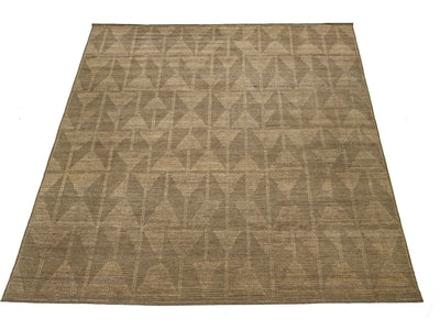 Modern Moroccan Wool Rug 12 X 15