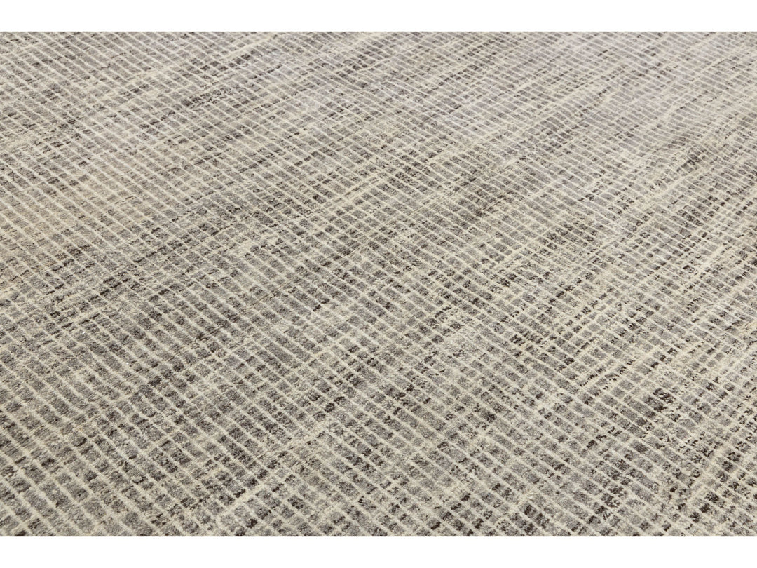 Modern Moroccan Wool Rug 12 X 15