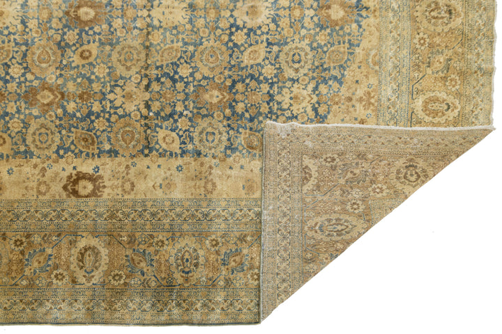 Antique Tabriz Wool Rug 11 X 15