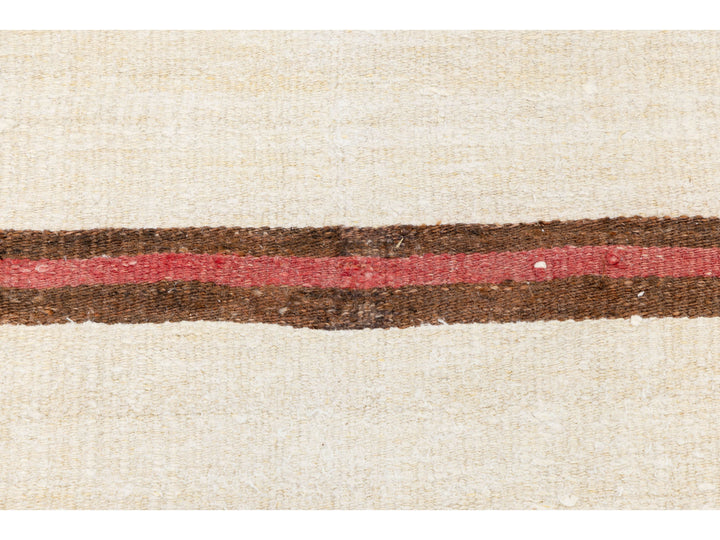 Vintage Kilim Wool Rug 13 X 27