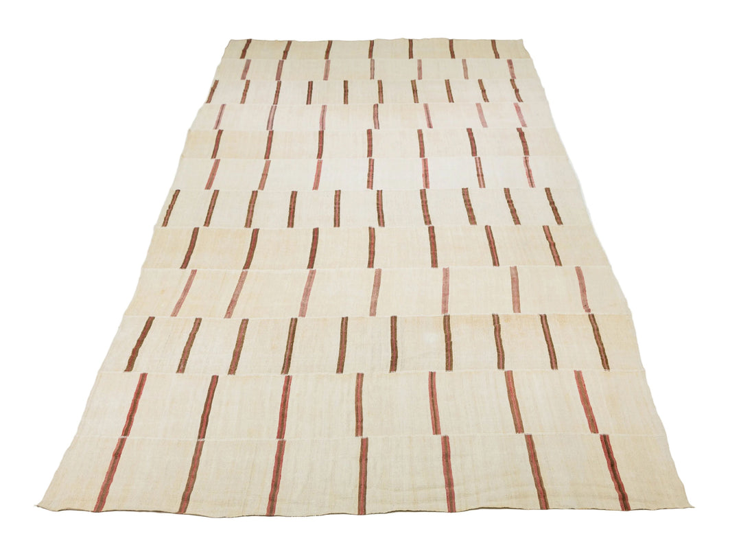 Vintage Kilim Wool Rug 13 X 27