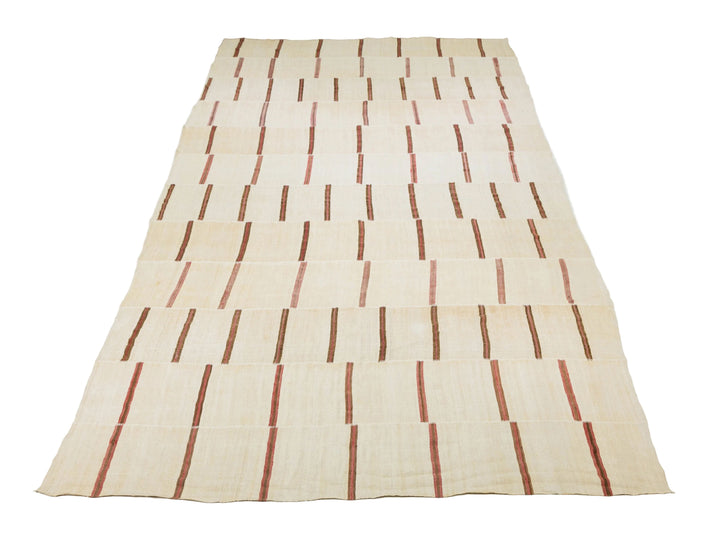 Vintage Kilim Wool Rug 13 X 27