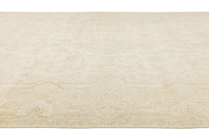 Antique Kerman Wool Rug 11 X 22