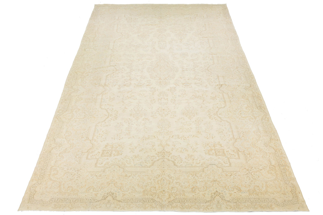 Antique Kerman Wool Rug 11 X 22