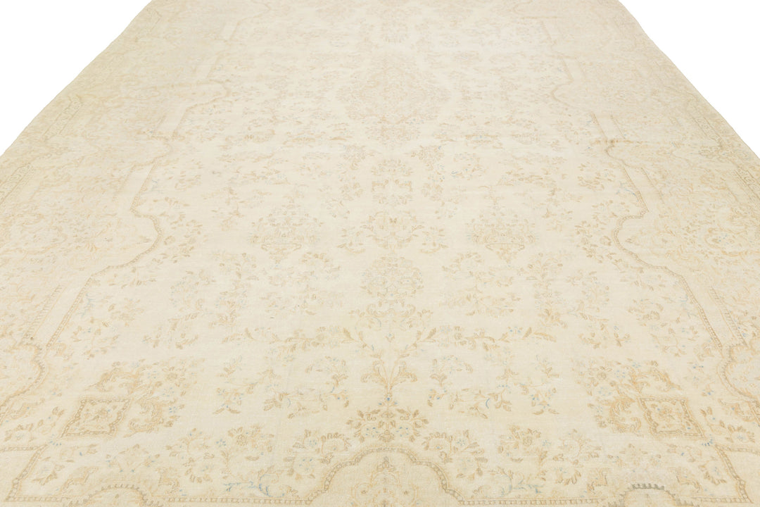 Antique Kerman Wool Rug 11 X 22