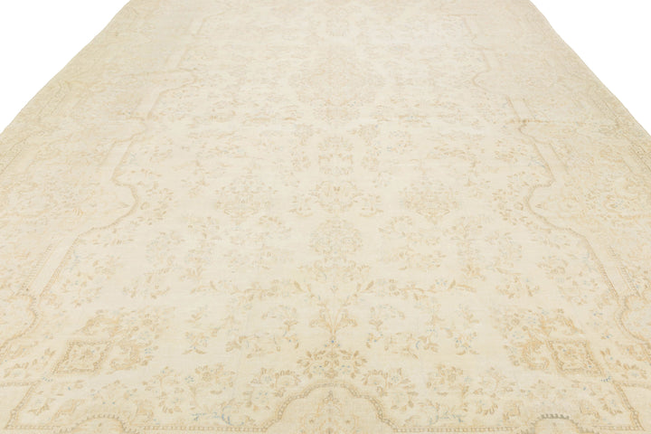 Antique Kerman Wool Rug 11 X 22