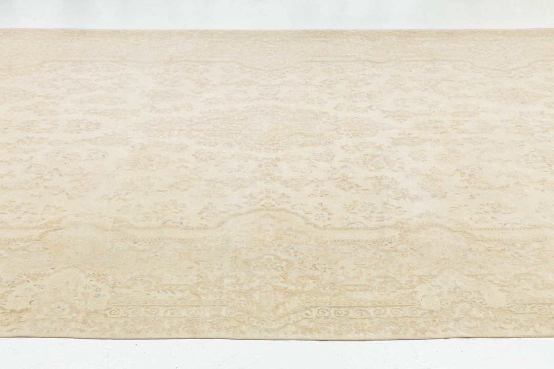 Antique Kerman Wool Rug 11 X 22