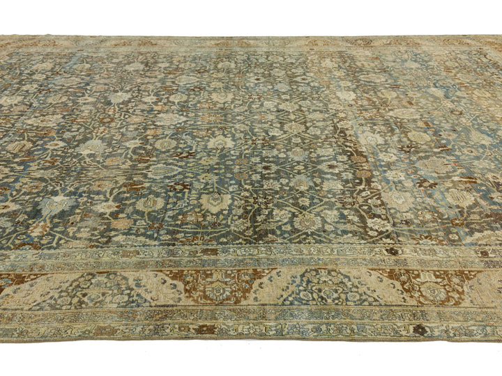 Antique Bidjar Wool Rug 12 X 18