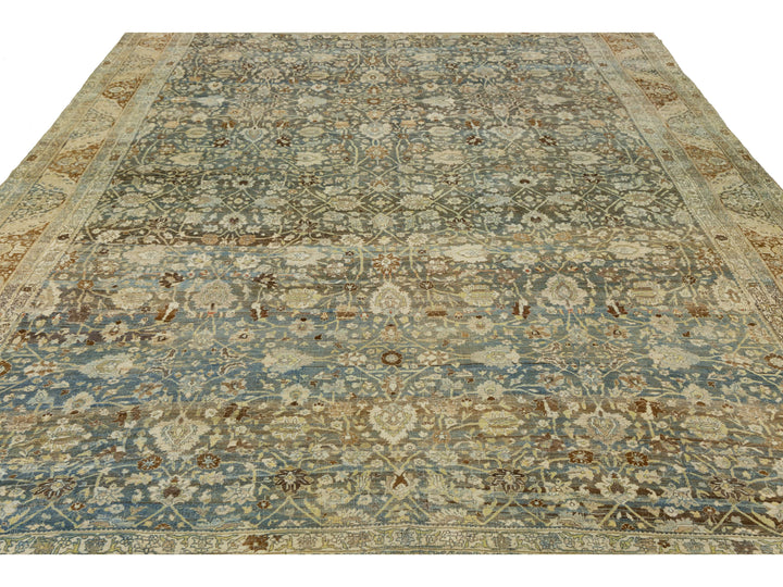 Antique Bidjar Wool Rug 12 X 18
