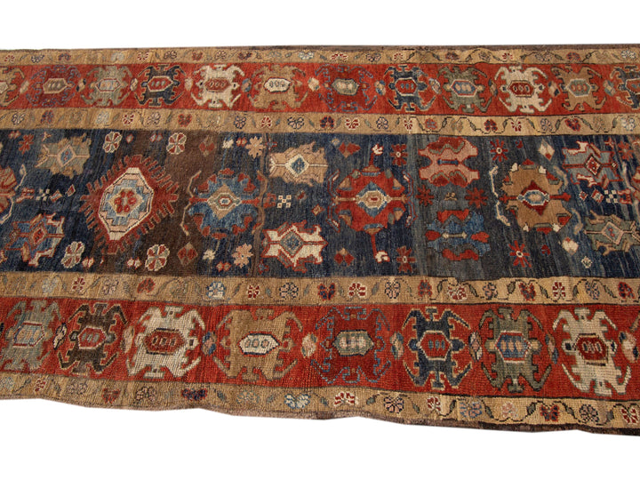 Vintage Bakshaish Wool Runner 4 X 11