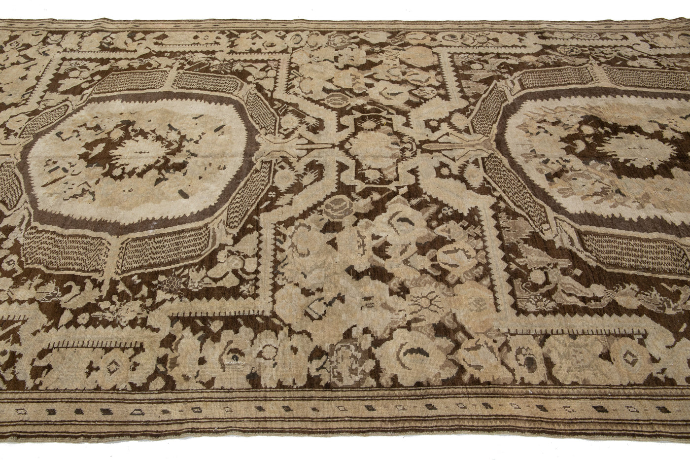 Antique Karabagh Wool Runner 7 X 20