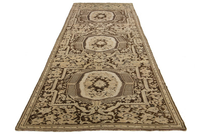 Antique Karabagh Wool Runner 7 X 20