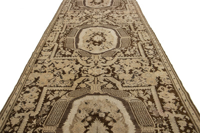 Antique Karabagh Wool Runner 7 X 20