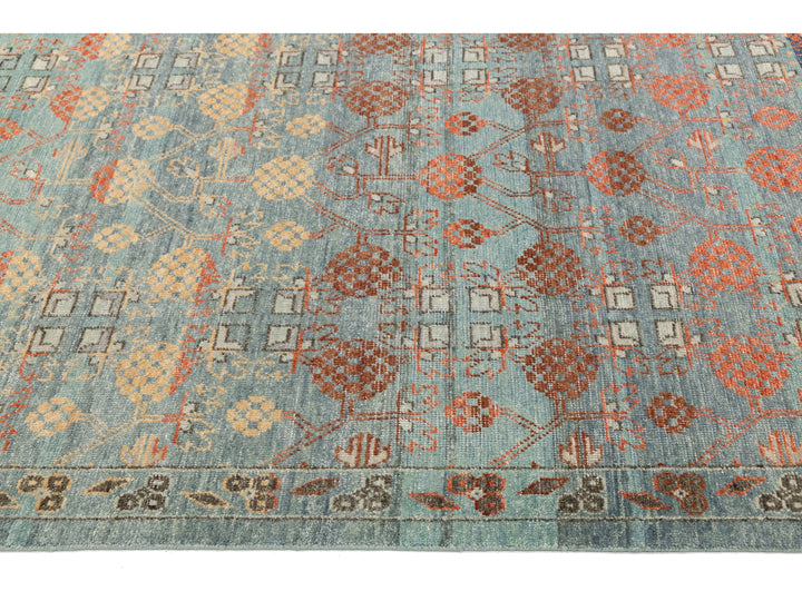 Modern Khotan Wool Rug 12 X 15