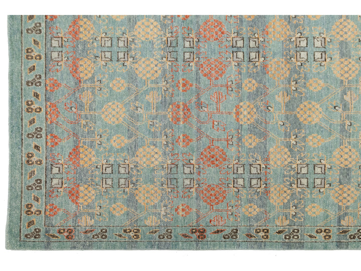 Modern Khotan Wool Rug 12 X 15