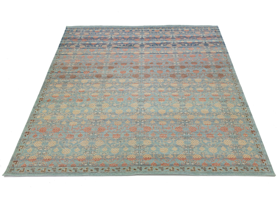Modern Khotan Wool Rug 12 X 15