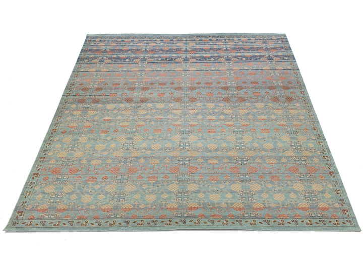 Modern Khotan Wool Rug 12 X 15