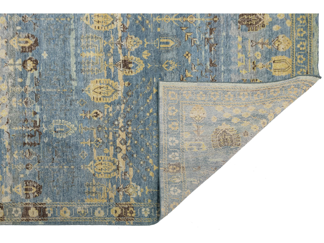 Modern Khotan Wool Rug 12 X 14
