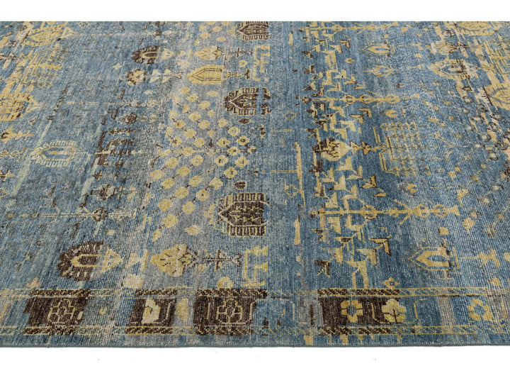 Modern Khotan Wool Rug 12 X 14