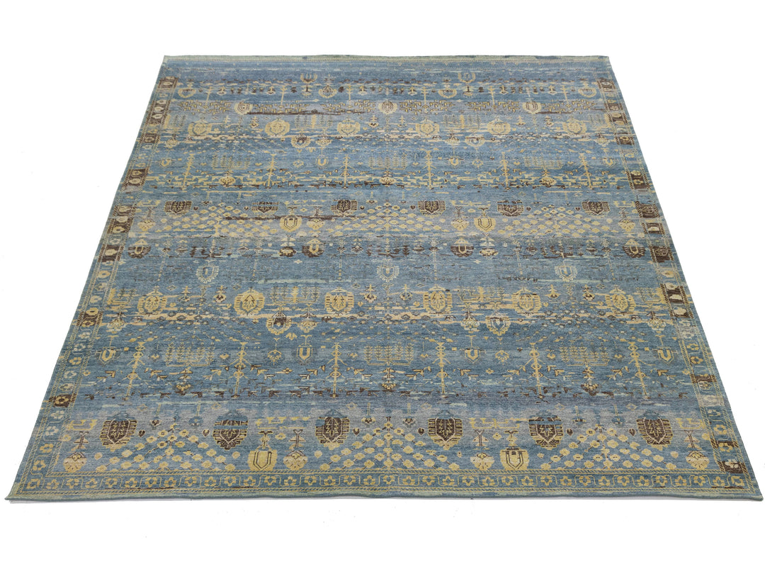Modern Khotan Wool Rug 12 X 14