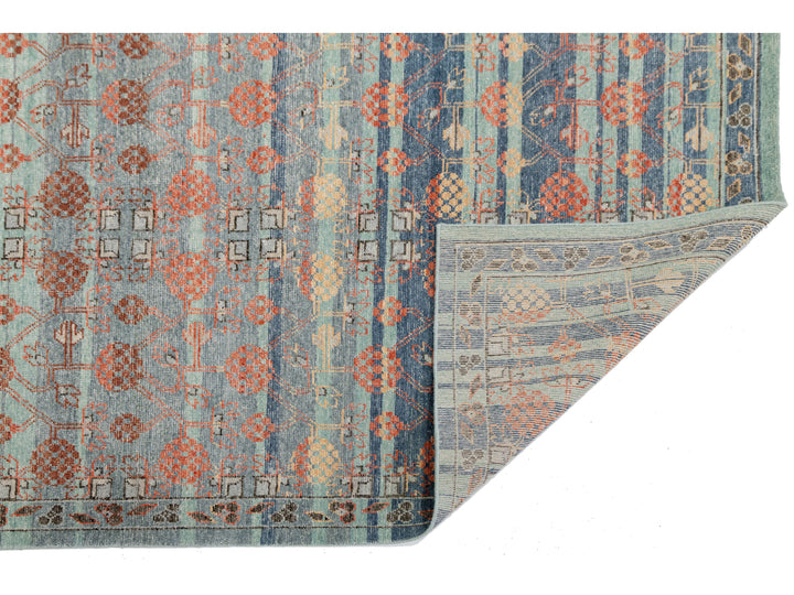 Modern Khotan Wool Rug 10 X 14