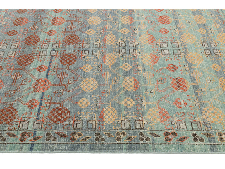 Modern Khotan Wool Rug 10 X 14