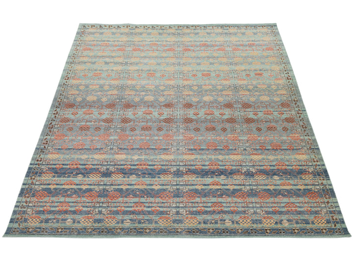 Modern Khotan Wool Rug 10 X 14