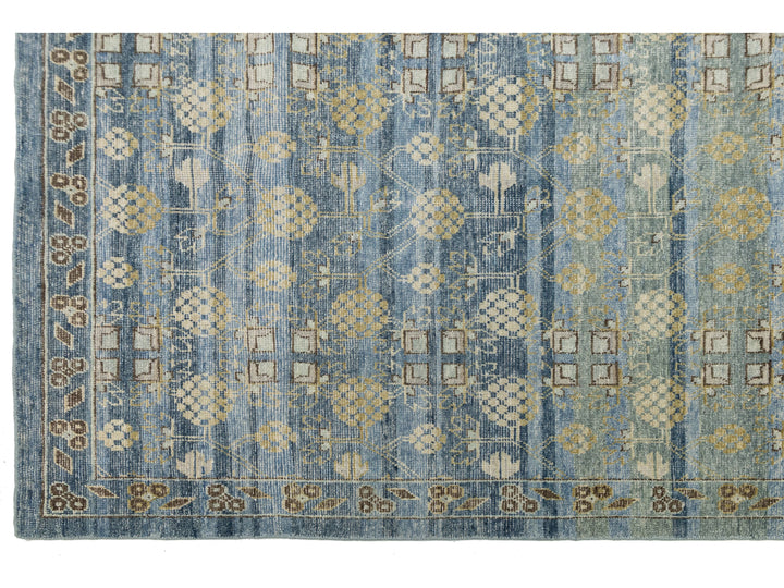 Modern Khotan Wool Rug 12 X 15