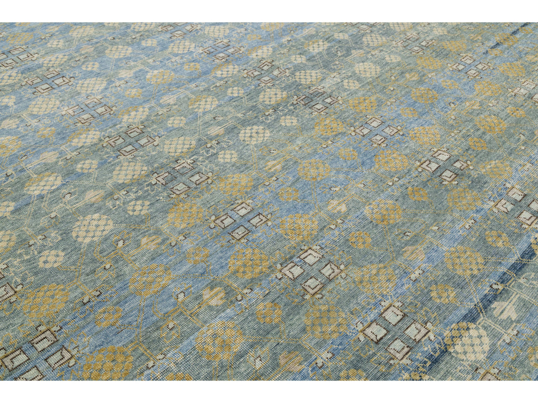 Modern Khotan Wool Rug 12 X 15
