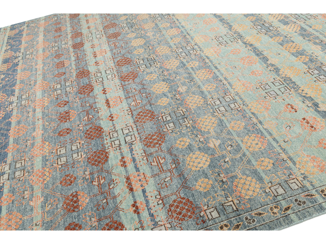 Modern Khotan Wool Rug 10 X 10