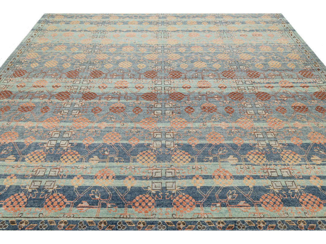 Modern Khotan Wool Rug 10 X 10