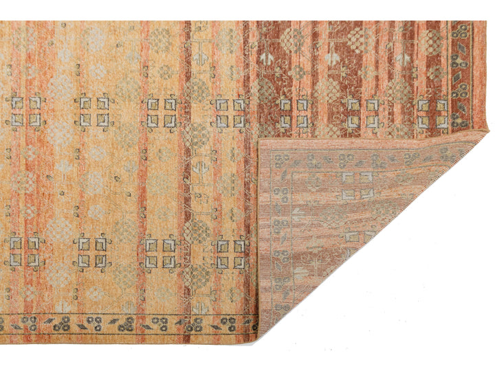 Modern Khotan Wool Rug 12 X 15