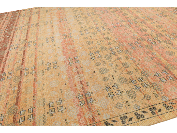 Modern Khotan Wool Rug 12 X 15