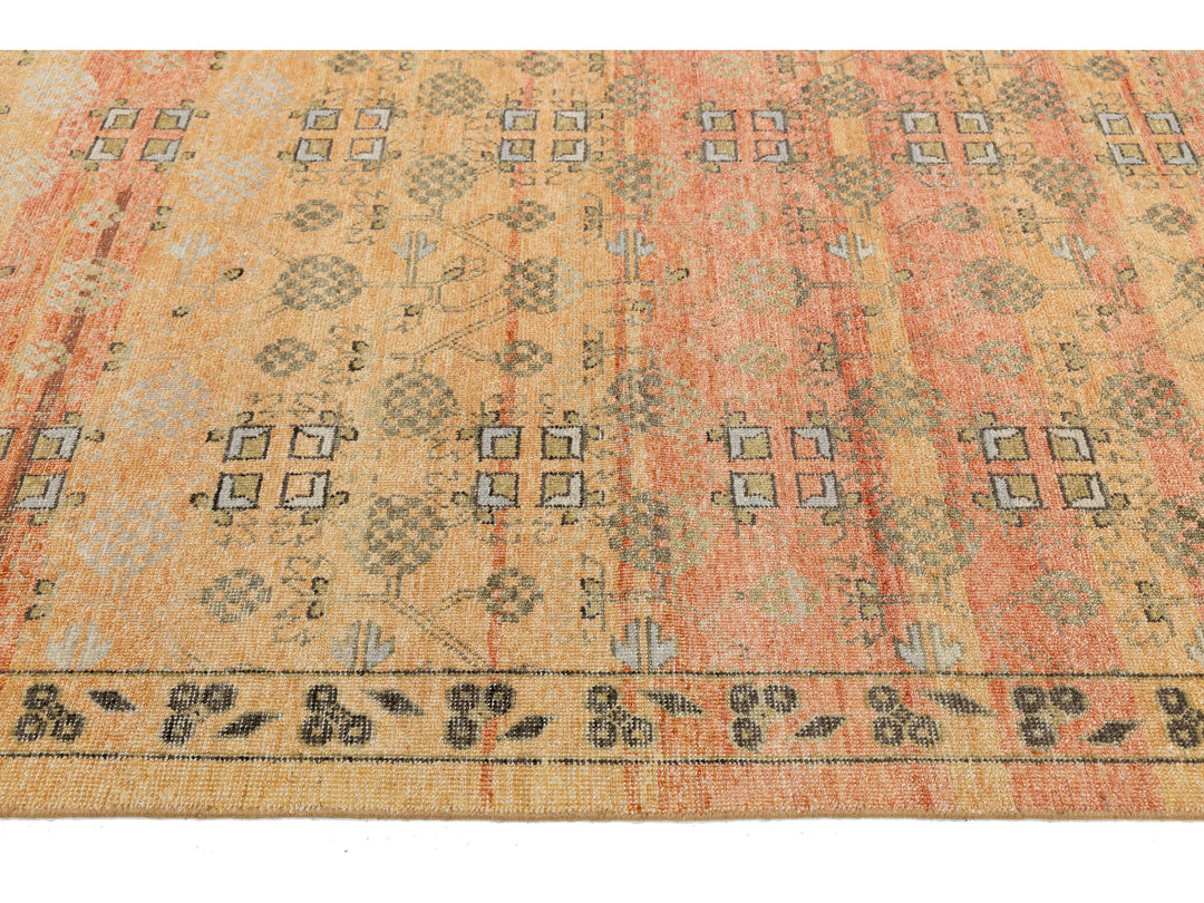 Modern Khotan Wool Rug 12 X 15