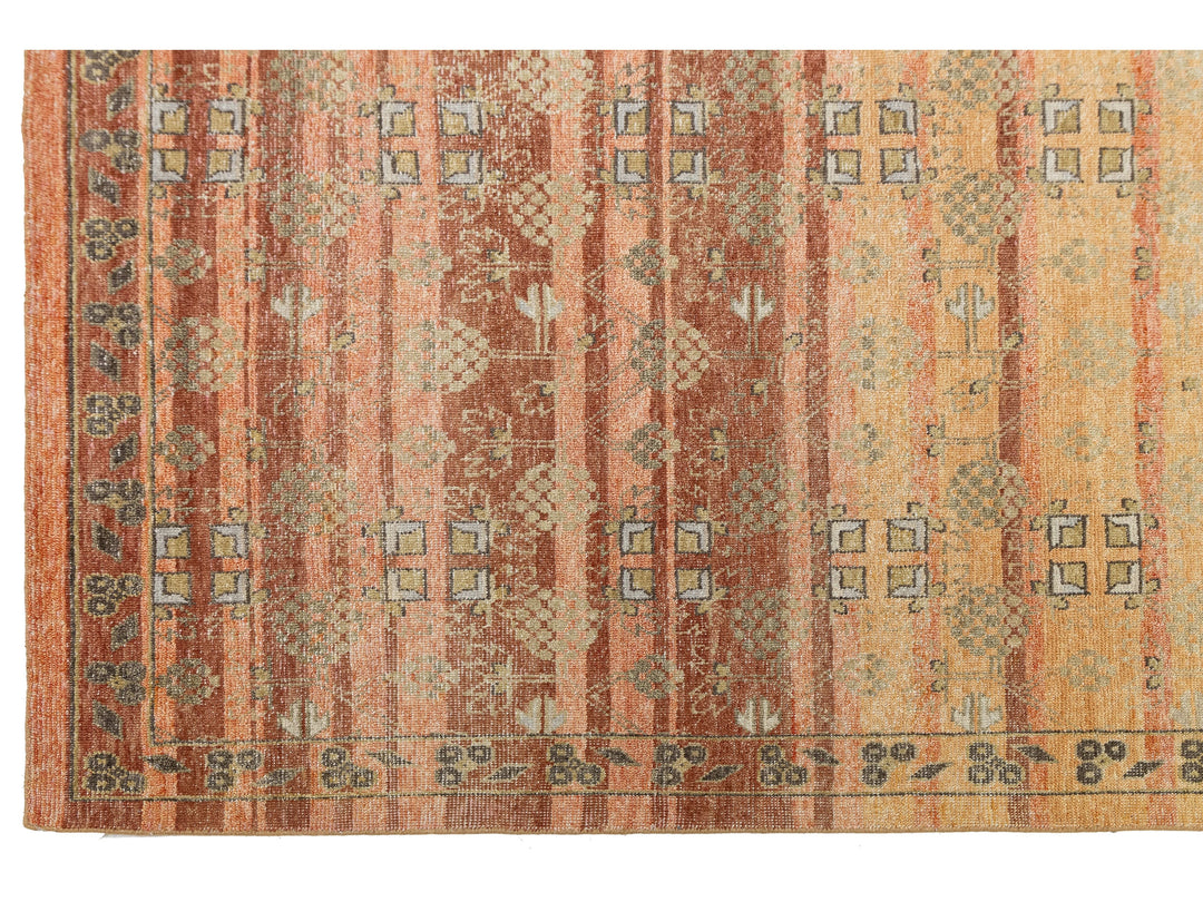 Modern Khotan Wool Rug 12 X 15