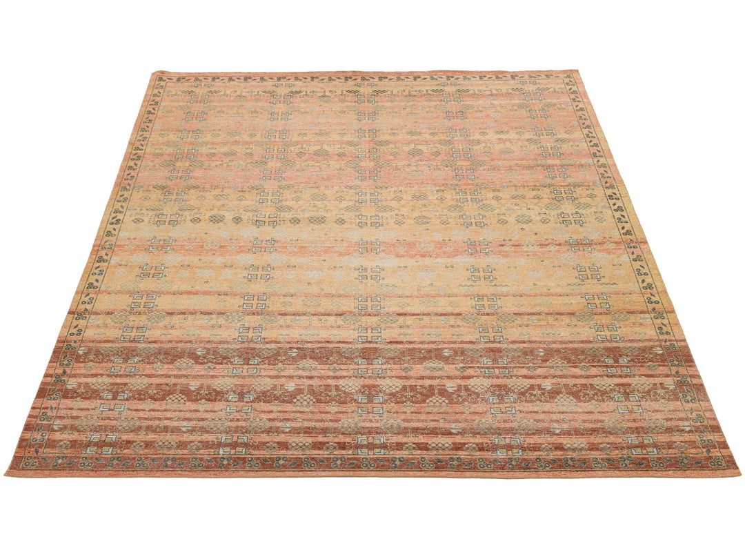 Modern Khotan Wool Rug 12 X 15