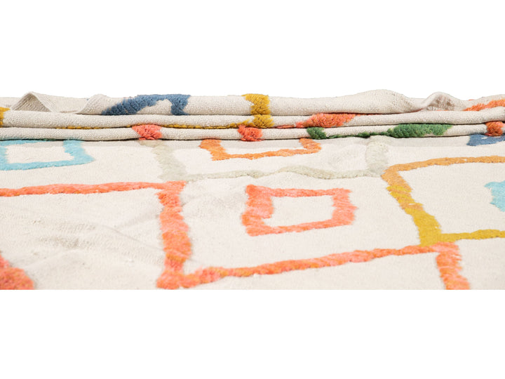 Modern Moroccan Wool Rug 9 X 13