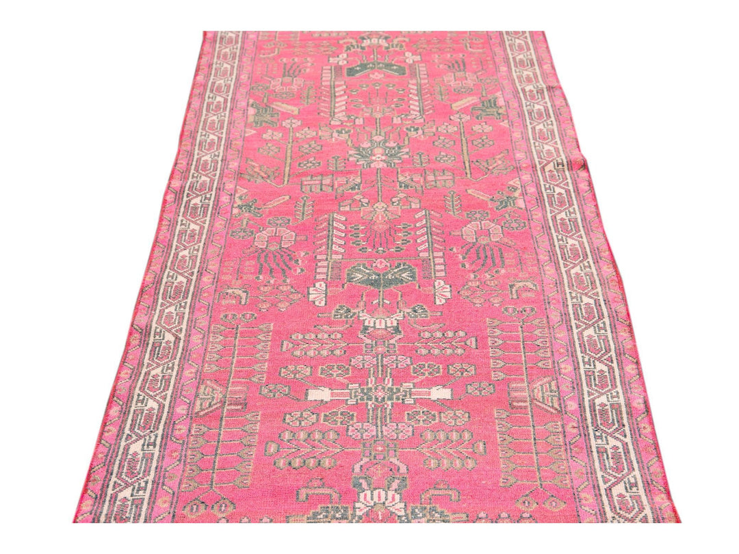 Mid 20th Century Vintage Malayer Wool Runner Rug, 3 X 15