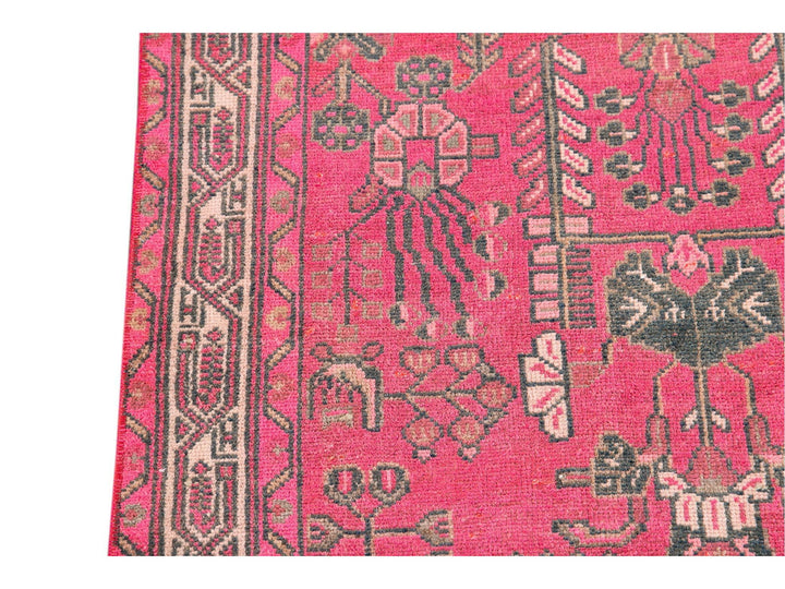 Mid 20th Century Vintage Malayer Wool Runner Rug, 3 X 15