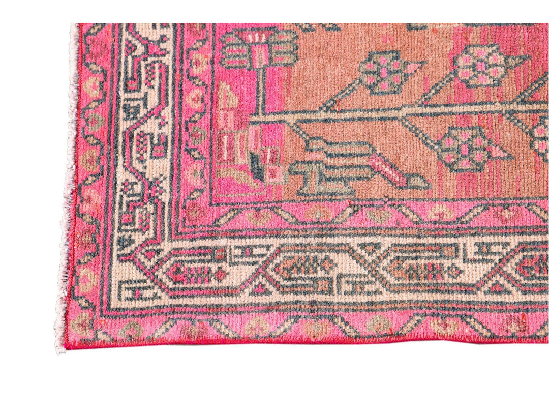 Mid 20th Century Vintage Malayer Wool Runner Rug, 3 X 15