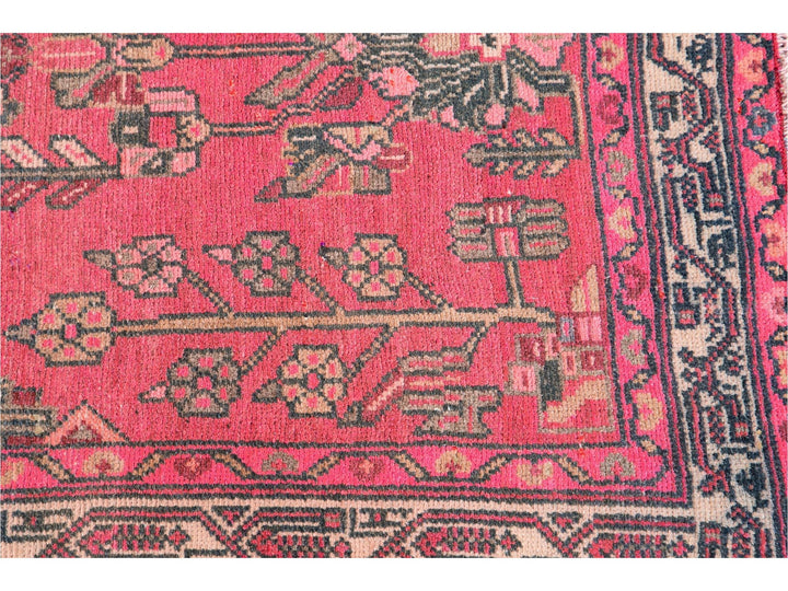 Mid 20th Century Vintage Malayer Wool Runner Rug, 3 X 15