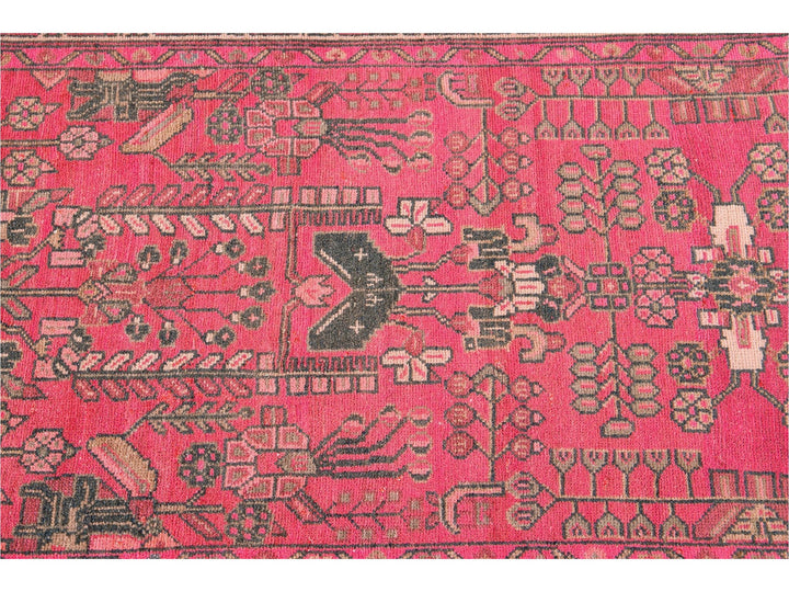 Mid 20th Century Vintage Malayer Wool Runner Rug, 3 X 15