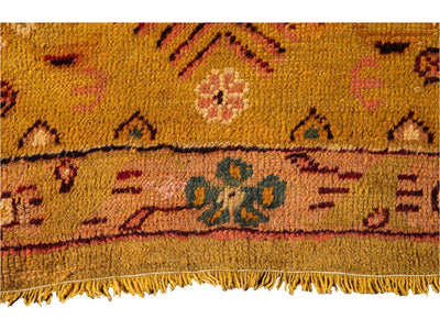 Late-19th Century Vintage Oushak Wool Rug 15' X 16'
